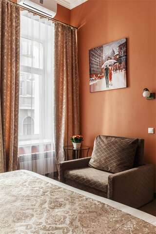 Гостиница Флоринн Москва ДВУХМЕСТН. НОМЕР С 1 ДВУСПАЛЬНОЙ КРОВАТЬЮ И ДОП. КРЕСЛО-КРОВАТЬЮ-16